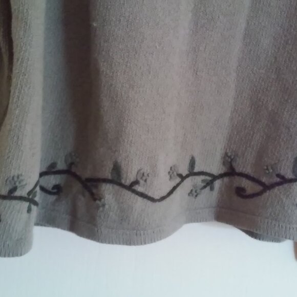 Vintage Eddie Bower Cottage Grove Cardigan Perfect Condition 24" Long 21" Pit to - Picture 5 of 5